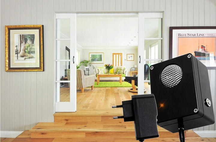 Odstraszacz na zwierzęta, moc niesłyszalna dla ludzi, ultradźwięki