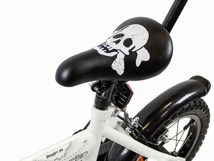 ROWER ROWEREK DZIECIĘCY Z KÓŁKAMI + PROWADNIK KOSZYCZEK BMX 14 CALI PIRATE