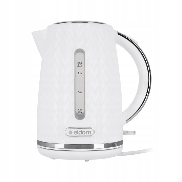 CZAJNIK ELEKTRYCZNY BEZPRZEWODOWY ELDOM 1,7L 2000W BIAŁY