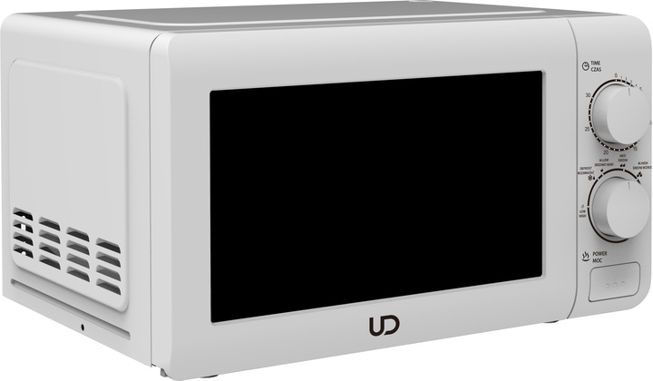 BIAŁA KUCHENKA MIKROFALOWA MIKROFALÓWKA MIKROFALA UD TIMER 700W 20l LITRÓW