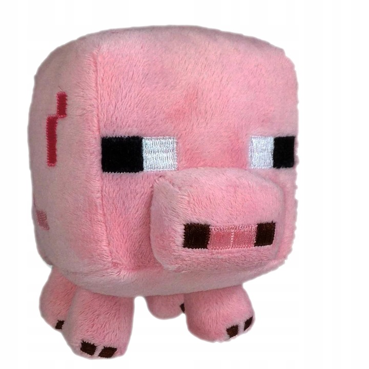 MINECRAFT ŚWINKA PLUSZAK DUŻA MASKOTKA Z BAJKI FIGURKA ŚWINIA PRZYTULANKA