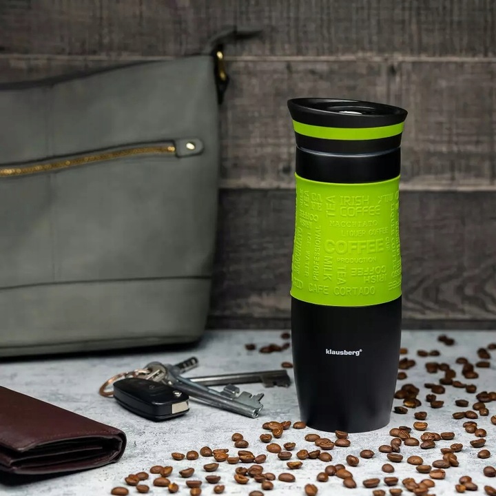 TERMICZNY KUBEK TERMOS KLAUSBERG ZIELONY