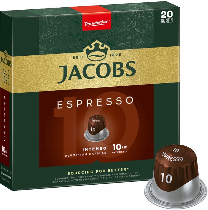 KAWA NESPRESSO JACOBS ESPRESSO INTENSO 40 XXL-PACK
