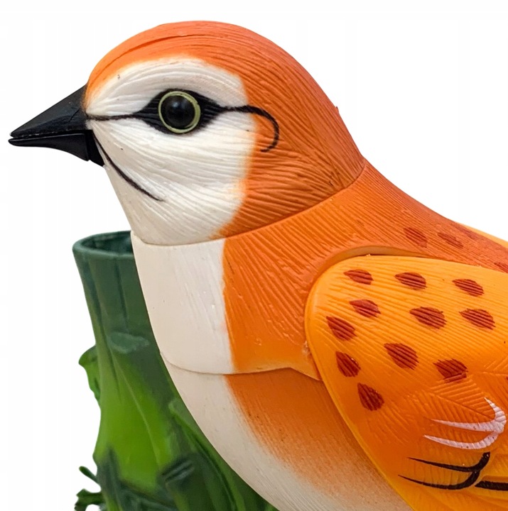 Ruchome ptaszki śpiewające pojemnik na biurko przybory figurka interakrywna