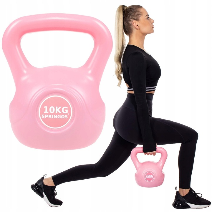KETTLEBELL odważnik 10 KG kula KETTLE HANTLA hantel FITNESS ABS DO ĆWICZEŃ