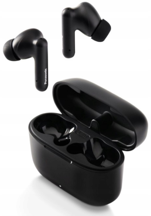 CZARNE SŁUCHAWKI Dokanałowe Bezprzewodowe PANASONIC RZ-B110WDE-K Bluetooth