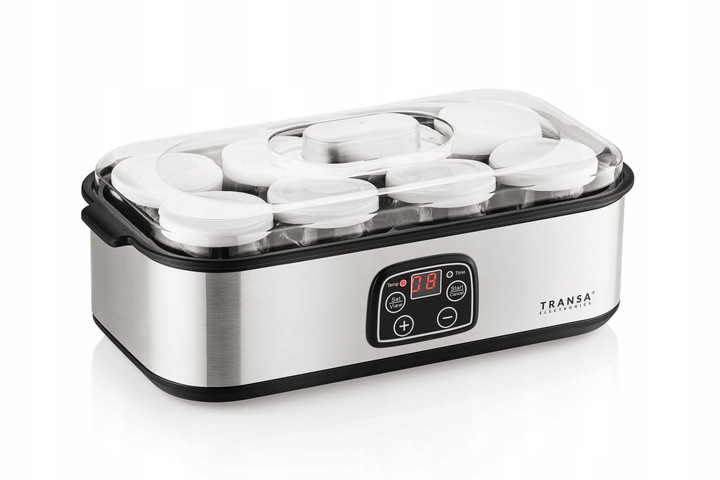 Jogurtownica Transa Electronics YooGo TE-35 srebrna 30 W