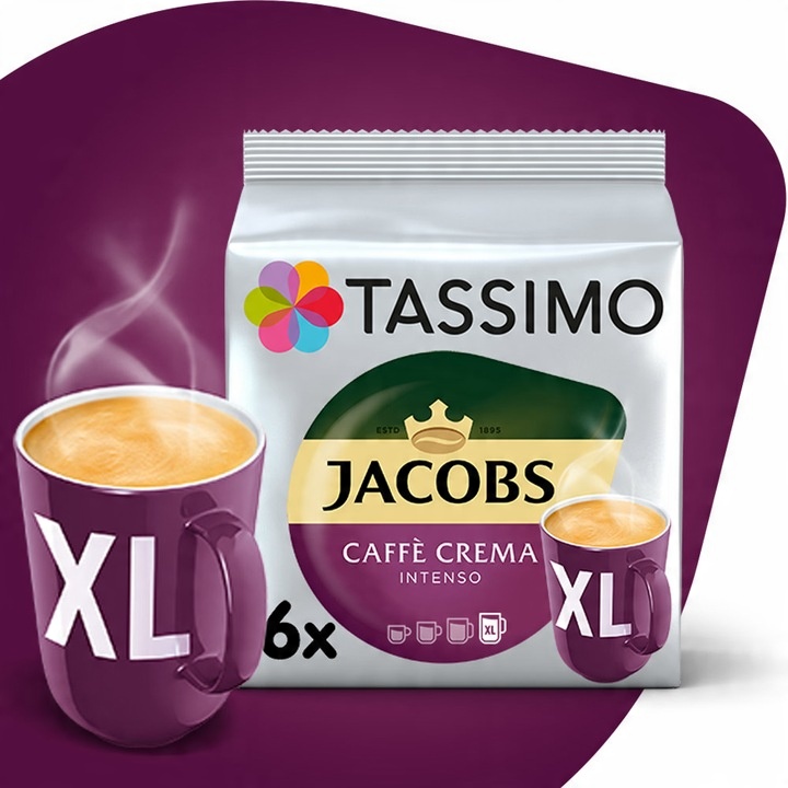 Kapsułki Tassimo Caffé Crema XL Intenso 5+1 GRATIS