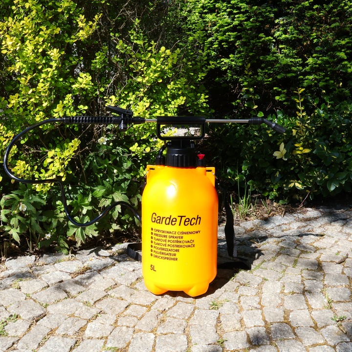 OPRYSKIWACZ CIŚNIENIOWY RĘCZNY 5L GARDETECH SPRYSKIWACZ MOCNY