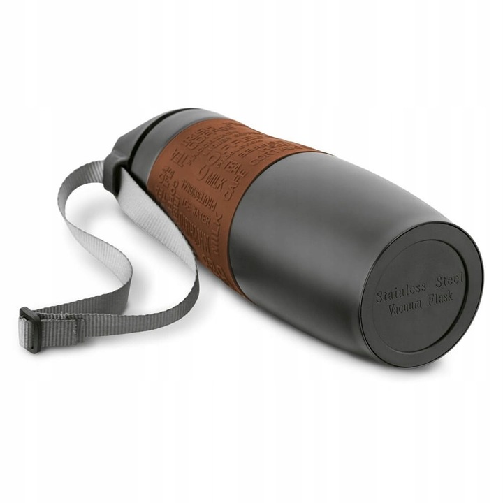 Kubek termiczny do kawy i herbaty 480 ml Brązowy