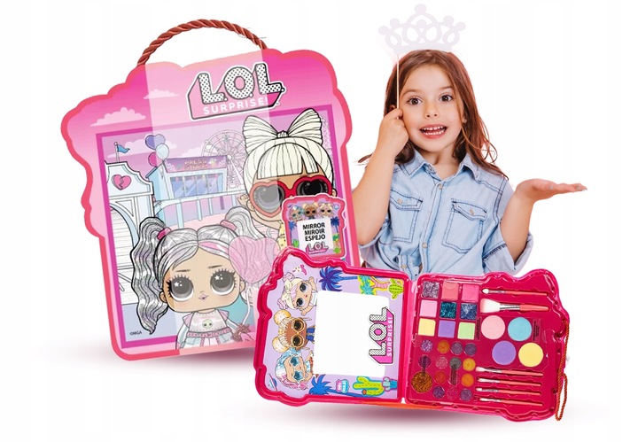 LOL SURPRISE! MEGA PALETA KOSMETYKÓW DO MAKIJAŻU W ETUI NA PREZENT + GRATIS