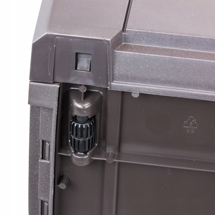 SKRZYNIA OGRODOWA SCHOWEK NA TARAS BALKON POJEMNIK 310L BRĄZ PRODUKT POLSKA