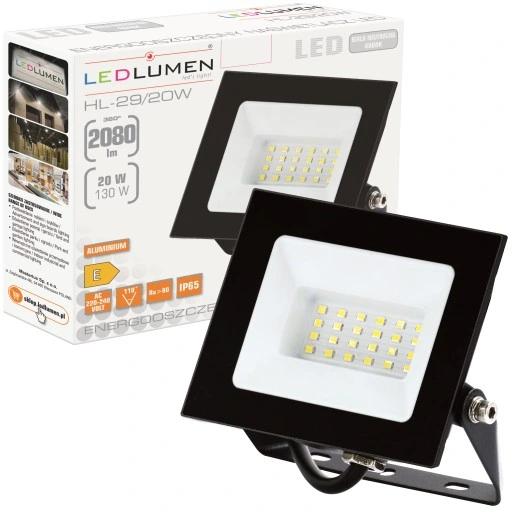 Naświetlacz LED 40W Halogen Statyw Stojak Budowlany Reflektor Lampa PREMIUM