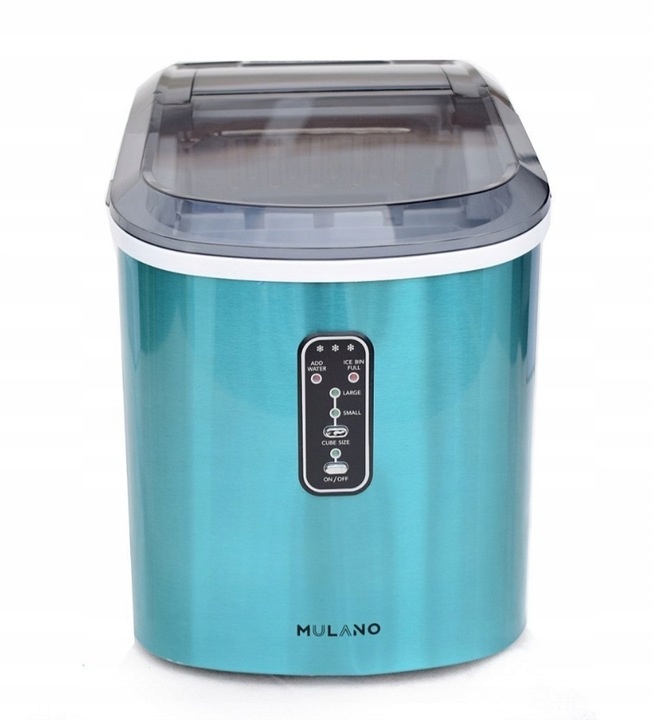 Kostkarka do robienia kostek lodu maszyna domowa barowa niebieska