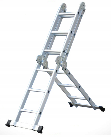 DRABINA ALUMINIOWA PRZEGUBOWA 5W1 4X3 3,5M PODEST