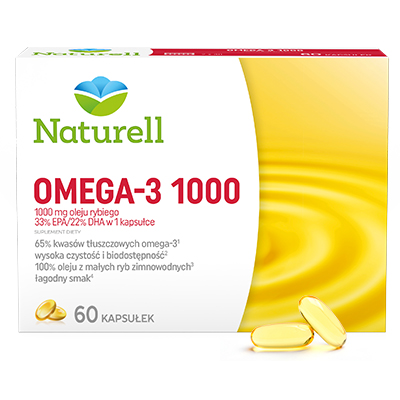 NATURELL Omega-3 1000 60 kapsułek