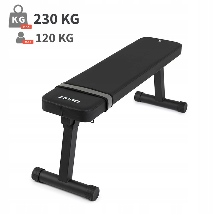 Ławka Treningowa Do Ćwiczeń Ławeczka Prosta Składana na Płasko Zipro Plank