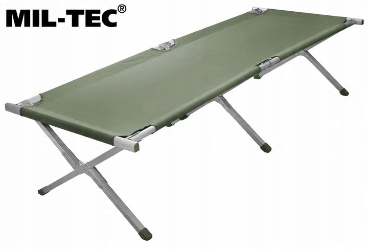 Łóżko turystyczne MIL-TEC KANADYJKA 210X70X42 cm na obóz do 120kg Oliwkowe