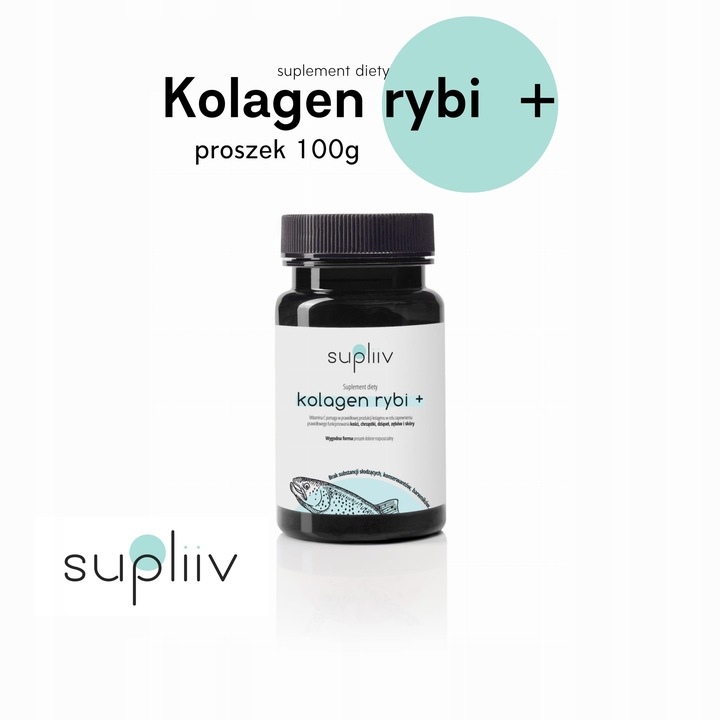 KOLAGEN RYBI proszek NA STAWY CZYSTY bez chemii z WITAMINA C SMACZNY