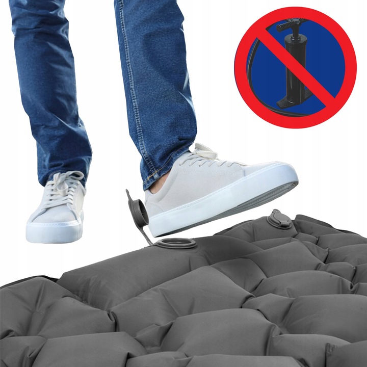 ULTRALEKKI Materac Samopompujący do spania jednoosobowy Karimata Dmuchana