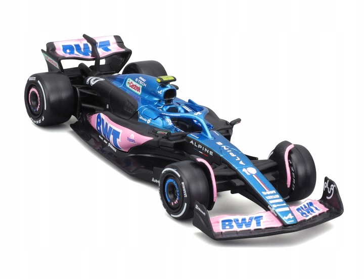 BOLID F1 BWT Alpine Team A523 2023 Pierre Gasly 1:43 model BBURAGO 18-38072