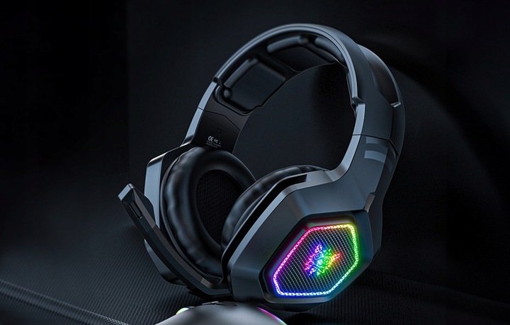 ONIKUMA PRZEWODOWE SŁUCHAWKI GAMINGOWE K10 NAUSZNE Z MIKROFONEM 2,2M ANC