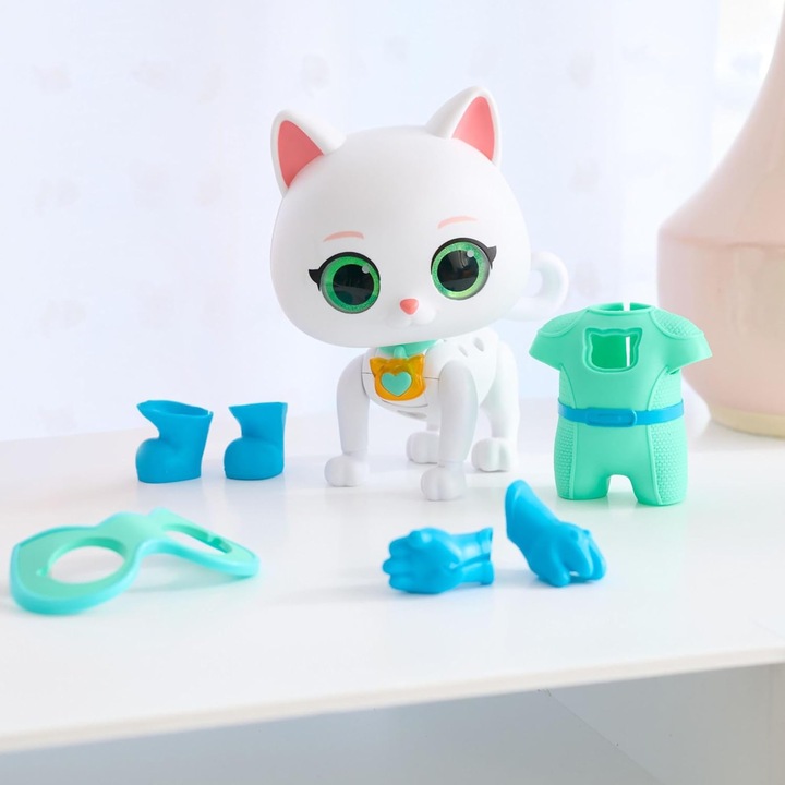 DISNEY JUNIOR SUPERKOTY SUPER KITTIES INTERAKTYWNA FIGURKA BITSY/KIZIA 20CM
