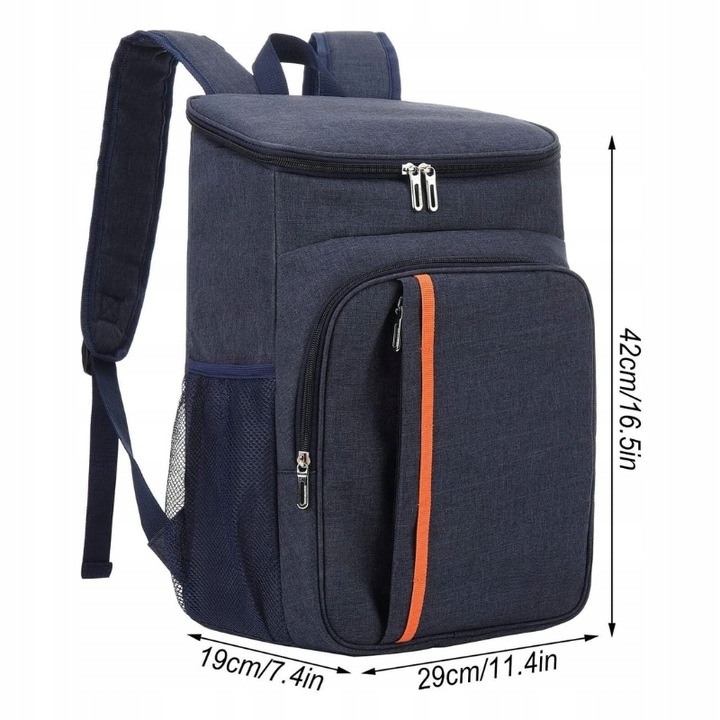 Plecak termiczny Chłodzący plecak lodówka granat 18 L