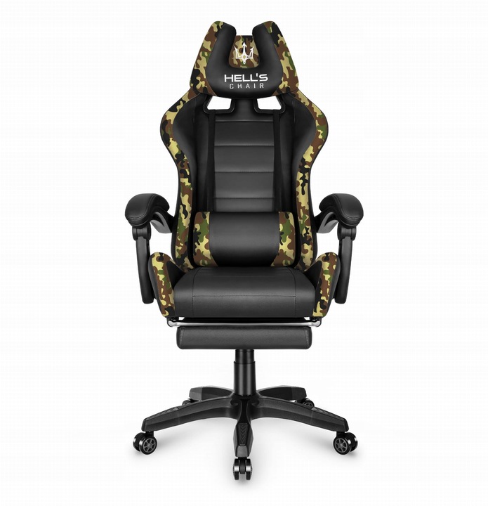 FOTEL GAMINGOWY DLA GRACZA BIUROWY HELL'S