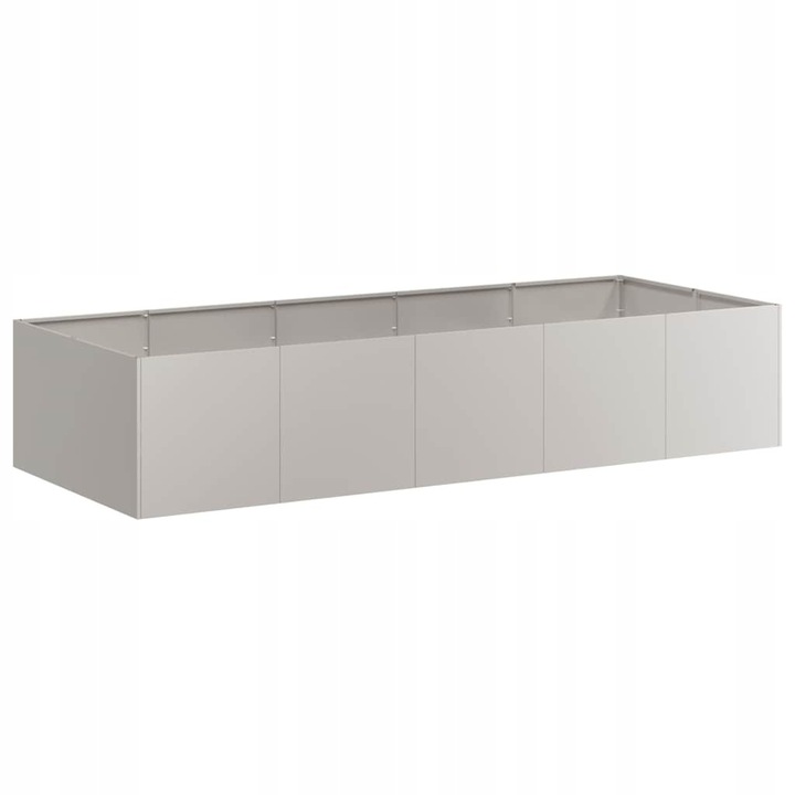 vidaXL Doniczka Rusty 200x80x40 cm Stal nierdzewna