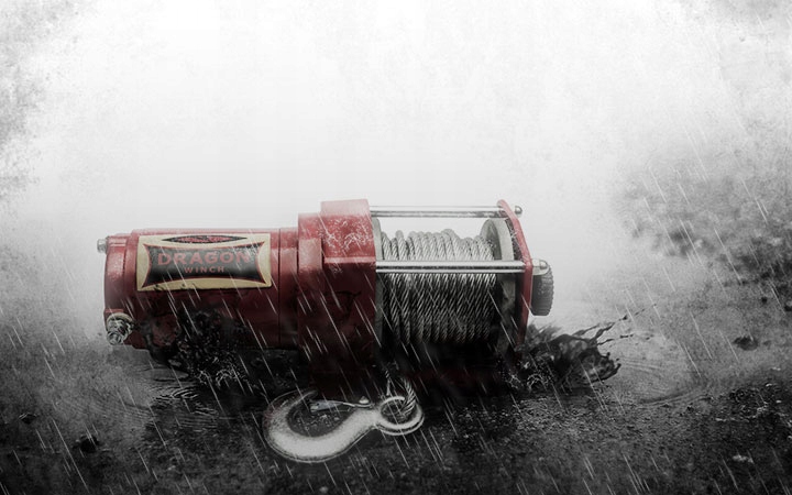 1,1T WYCIĄGARKA DRAGON 2500 ELEKTRYCZNA WCIĄGARKA linowa pługa quada +pilot