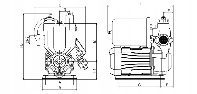 POMPA HYDROFOROWA + hydrofor APS75D 4500 l/h ENERGOOSZCZĘDNA CICHA