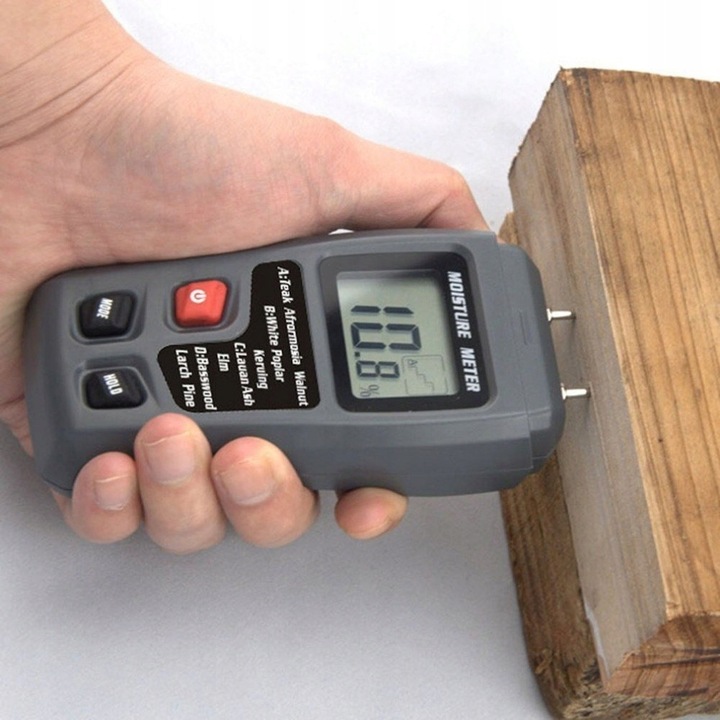 Wilgotnościomierz miernik wilgotności do drewna