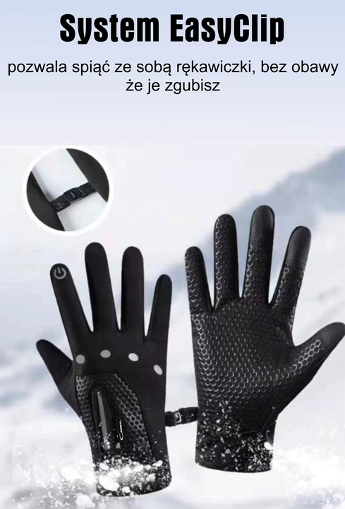 Rękawice Górskie Softshell Narty Rower Touch XXL