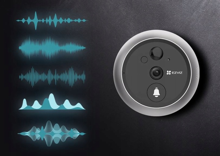 Wizjer EZVIZ DP2 2K dotykowy WiFi Wizjer z Kamerą i Dzwonkiem Judasz