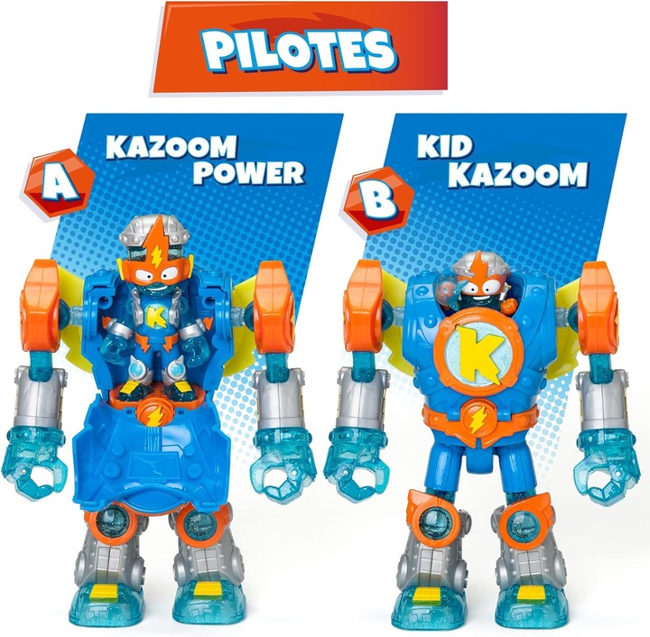 SuperThings Superbot Kazoom Power Super Zings Things robot figurka Kazoom