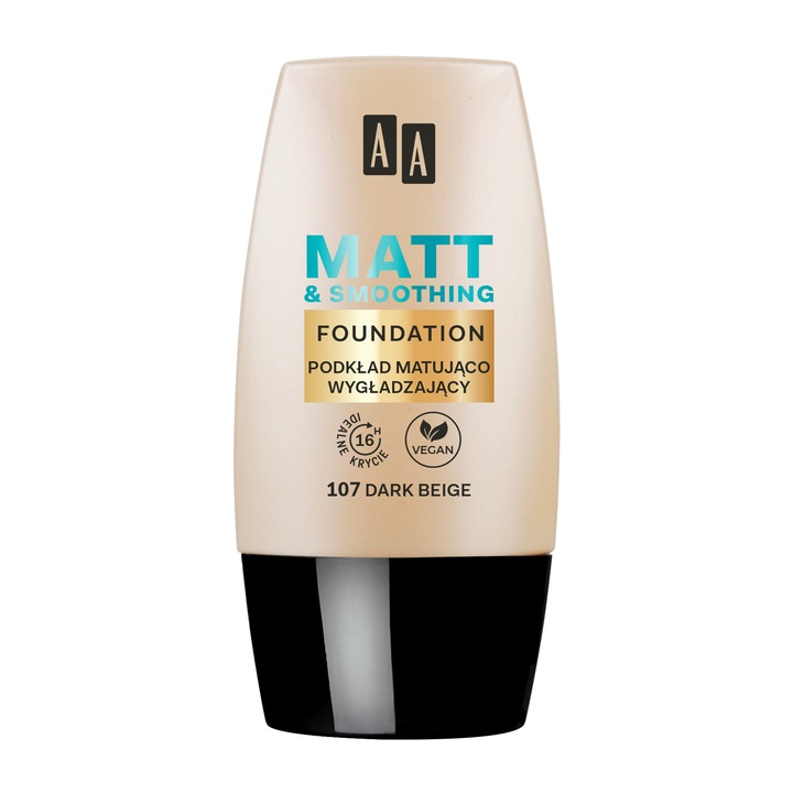 AA Make Up Matt podkład 107 dark beige 30 ml
