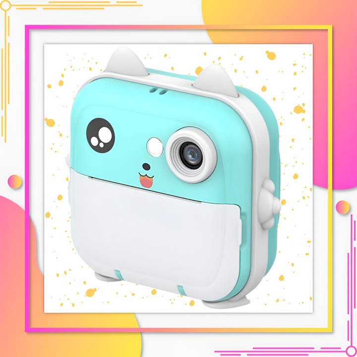 APARAT NATYCHMIASTOWY DLA DZIECI DRUKUŚ DRUKARKA Z KARTA 32GB + 3 ROLKI