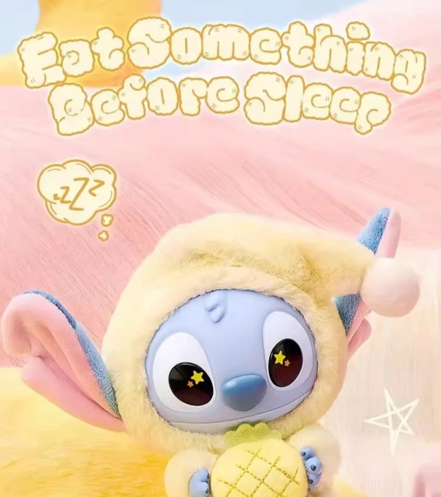 Stitch Eat Something Before Sleep Figurka Niespodzianka Blind Box brylok