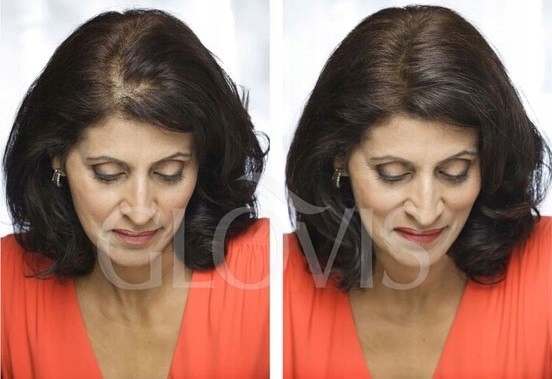 Włókna GLOVIS 28g Ciemny Brąz Dark Brown Mikrowłókna do Włosów Zagęszczenie