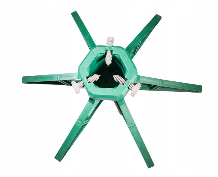 DUŻY STOJAK CHOINKOWY EKO DUŻY DO CHOINEK 3.5 METRA ZIELONY