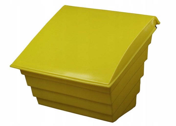 POJEMNIK skrzynia piasek piach sól drogową sorbent 70L PPM 70 litrów ŻÓŁTY