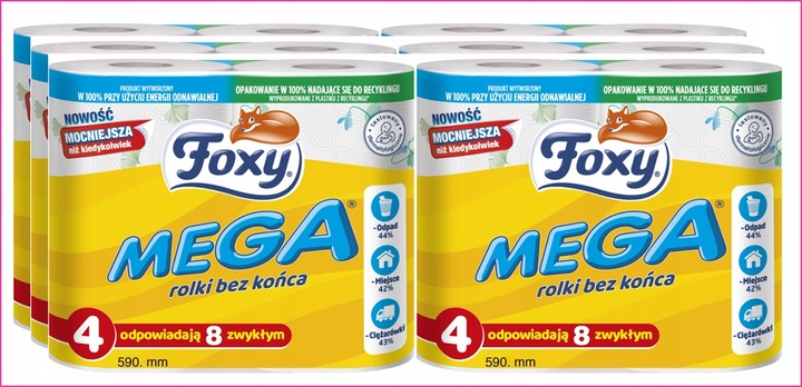 Papier toaletowy Foxy Mega