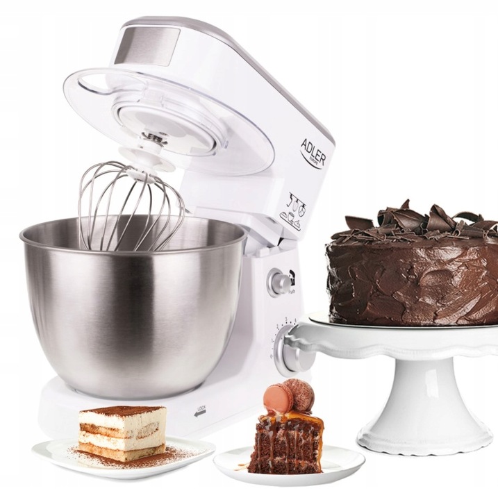 Robot planetarny Adler AD 4216 1000 W biały 500W