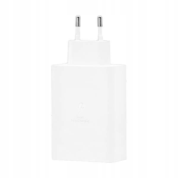 SZYBKA ŁADOWARKA SIECIOWA DO SAMSUNGA S24 S23 S22 2XUSB-C PD TRIO 65W 25W