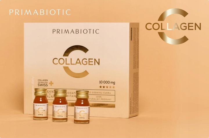 Kolagen PRIMABIOTIC COLLAGEN Do Picia Na Stawy Wołowy 10 000 mg 30mlx30szt.