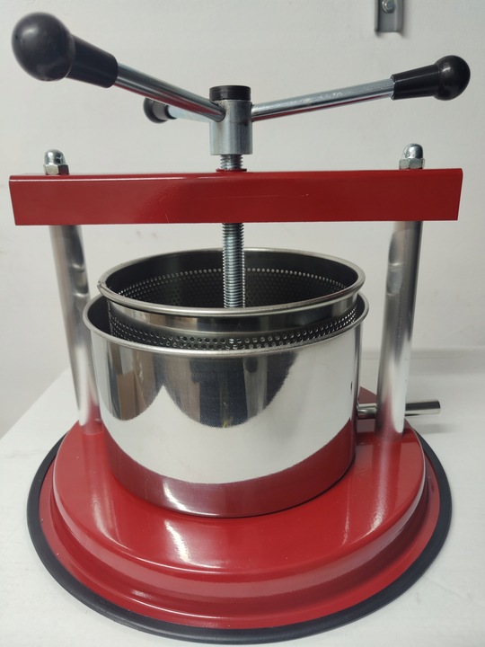 Włoska prasa wyciskarka do owoców wina sera nalewek moszczu 5 L