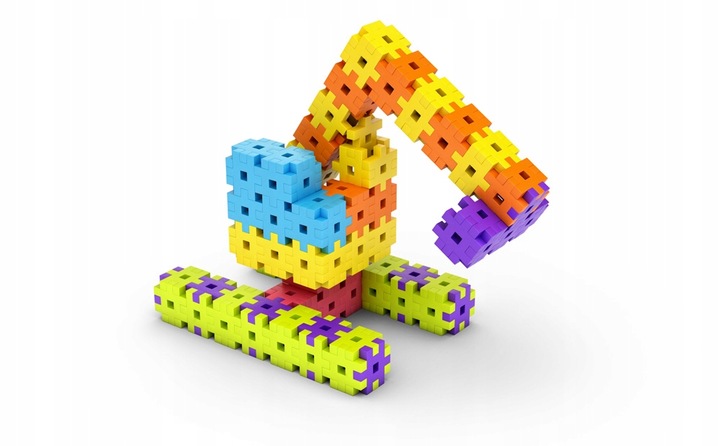 Klocki Konstrukcyjne Wafle Basic 150 Elementów 3+ Meli