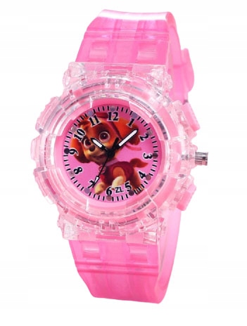zegarek dziecięcy PSI PATROL dla dziewczynki dziecka SKYE świecący LED