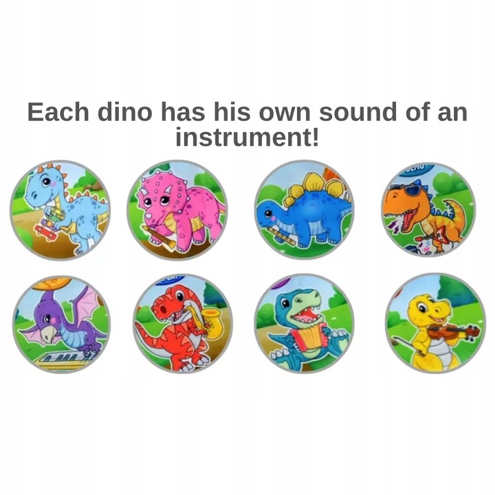 MATA MUZYCZNA TAŃCZENIA DZIECI INTERAKTYWNA PIANINKO NAGRYWA 1,1 m WOOPIE